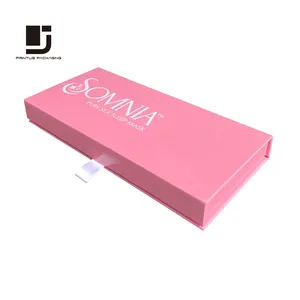 Custom luxury paper gift packing cosmetic eye mask packaging box