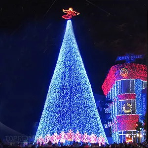 Toprex装饰luz navidad外观大型圣诞节装饰户外led圣诞锥树灯