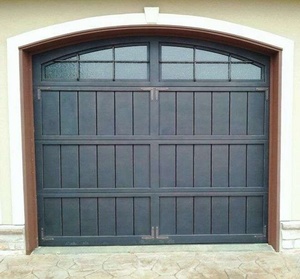 <span class=keywords><strong>Puertas</strong></span> de Hierro Forjado, Puerta Seccional Aislada, Puerta de Garaje Comercial Automática de Seguridad, Paneles de Puerta de Garaje de Tamaño Personalizado - Product Image 1