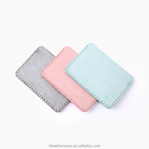 Men's Ladies Cow Leather Travel/ Bus Pass/ <b>ID</b>/ Credit Card <b>Holder</b> - Product Image 2