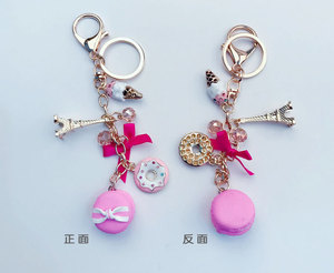Llaveros de Macarons con la Torre Eiffel de París, Francia, de LADUREE, con Cinta, para Bolsos, Regalos y Accesorios - Product Image 2