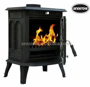 cast iron wood stove/ multi fuel stove/ heating fireplace