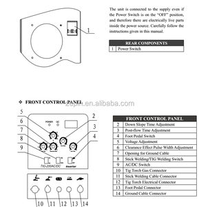 Lotos tig200 ac dc inversor de la cc <span class=keywords><strong>soldador</strong></span> <span class=keywords><strong>mejor</strong></span> calidad de Arco de alta frecuencia/TIG Máquina De Soldadura - Product Image 4