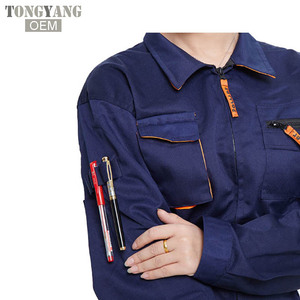 Vêtements de travail TONGYANG pour hommes et femmes, combinaisons à manches longues de haute qualité pour les ouvriers, les réparateurs, les mécaniciens automobiles, la soudure - Product Image 4