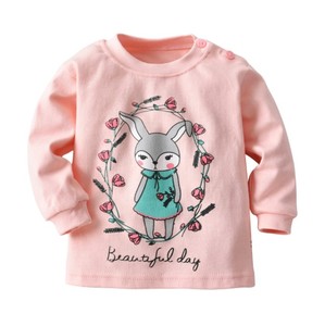 Set di Abbigliamento per Neonati con Stampe Cartoon, Manica Lunga, Completo Maglietta e Pantaloni per Primavera - Product Image 3