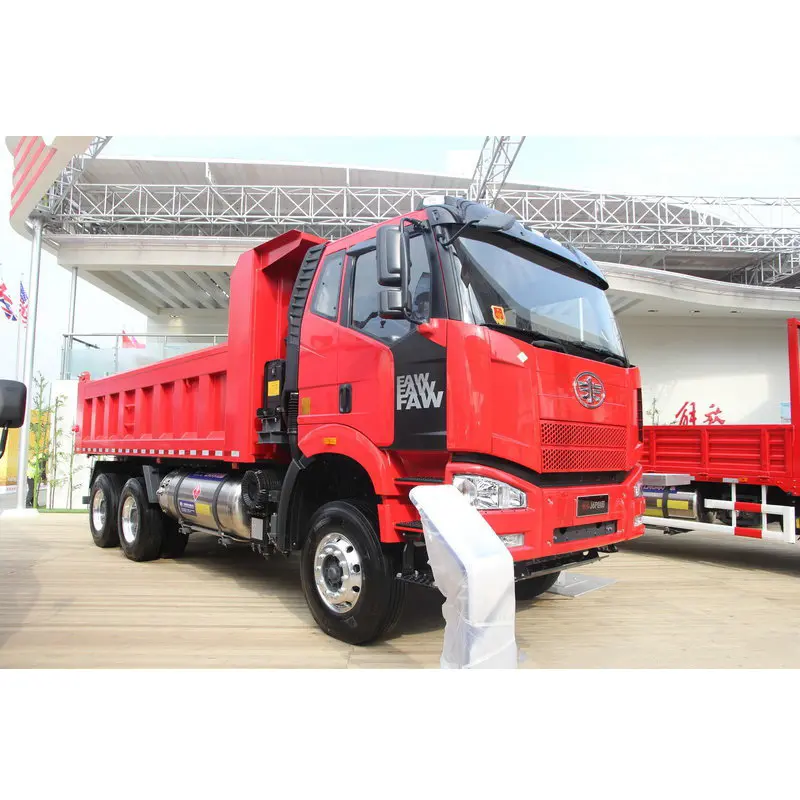 J6P FAW caminhão pesado 350 hp 6X4 6 m dump truck