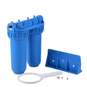 [NW-BR10B2] Draagbare Dubbele Stage Belangrijkste Lijn Behuizing Alkaline Waterzuiveraar Filter Waterzuiveraar Systeem Voor Thuis Drinken