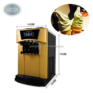 Venta caliente barato acero inoxidable completa <span class=keywords><strong>rainbow</strong></span> soft máquina de helados en venta - Product Image 2