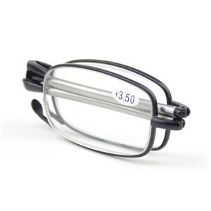 Classic Fashion Pocket Portable Metal CE Men Funny Presbyopic <strong>Glasses</strong> Flexible <strong>Adjustable</strong> Folding Reading <strong>Glasses</strong> With case - Product Image 4
