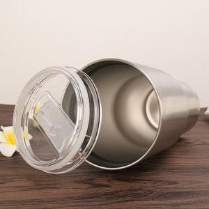 Doble pared 30 oz 18/8 de acero inoxidable hielo/viajes fría tumber Copa aislados tumbler taza con tapa de cristal - Product Image 2