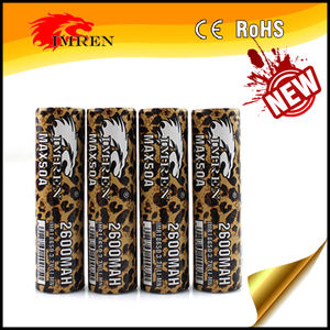 IMREN 1860 batterie 2600 mah <span class=keywords><strong>3</strong></span>,7 v 18650 power cell 18650 batterie 100 stücke großhandel paypal - Product Image 2