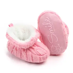 Hot selling soft sole cotton baby boots in bulk