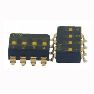 2.54Mm Pitch Double Row 8 Pin 4 Vị Trí Cách SMD DIP Switch - Product Image 2