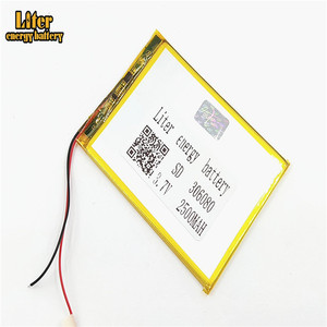 Top sale lipo 3,7 mah 2500 v battery 306080 Li-Polymer rechargeable battery - Product Image 4