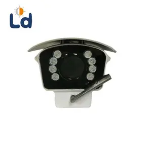 S-LD132 de doble voltaje IP66, carcasa de aluminio para cámara CCTV pesada con LED infrarrojo y limpiaparabrisas
