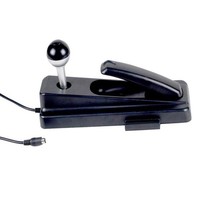 Volant de jeu de course C-STAR de 27 cm de diamètre avec moteur à vibrations et connexion filaire pour Android
