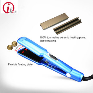 2018 tendencia productos 100% turmalina cerámica calentador MCH <span class=keywords><strong>plancha</strong></span> <span class=keywords><strong>de</strong></span> <span class=keywords><strong>pelo</strong></span> infrarrojos con placa flexible y negativos - Product Image 4