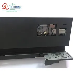 E-SHINING đôi tường mềm đóng hộp kim loại mỏng Hộp ngăn kéo mở rộng đầy đủ undermount ngăn kéo mỏng hộp kim loại trượt