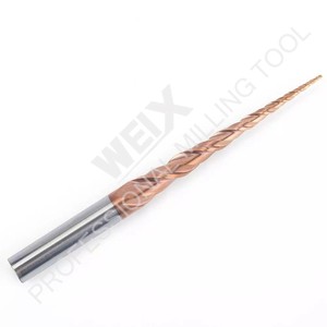 Weix Taper Ball Nose <strong>End</strong> <strong>Mill</strong> Solid Carbide Coated <strong>Cone</strong> CNC Milling Cutter Engraving Grinding Router Bits for <strong>Wood</strong> - Product Image 5