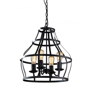 Vintage Industriale Luce Del Pendente della <span class=keywords><strong>Gabbia</strong></span> di Uccello <span class=keywords><strong>Lampadario</strong></span> Decorativo Appeso Luce Del Pendente - Product Image 1