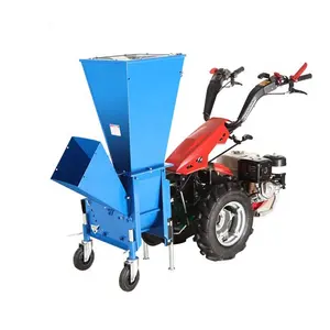 Máy Kéo Gỗ Chipper Mulcher Chipper Shredder Cho Chipping Cây Chi Máy Kéo Hai Bánh Máy Kéo Đi Bộ CE Phê Duyệt