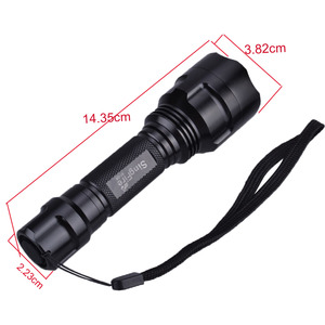 Senter LED 8000LM Senter Taktis Lampu Senter Aluminium + 18650 + Charger + Dudukan - Product Image 3