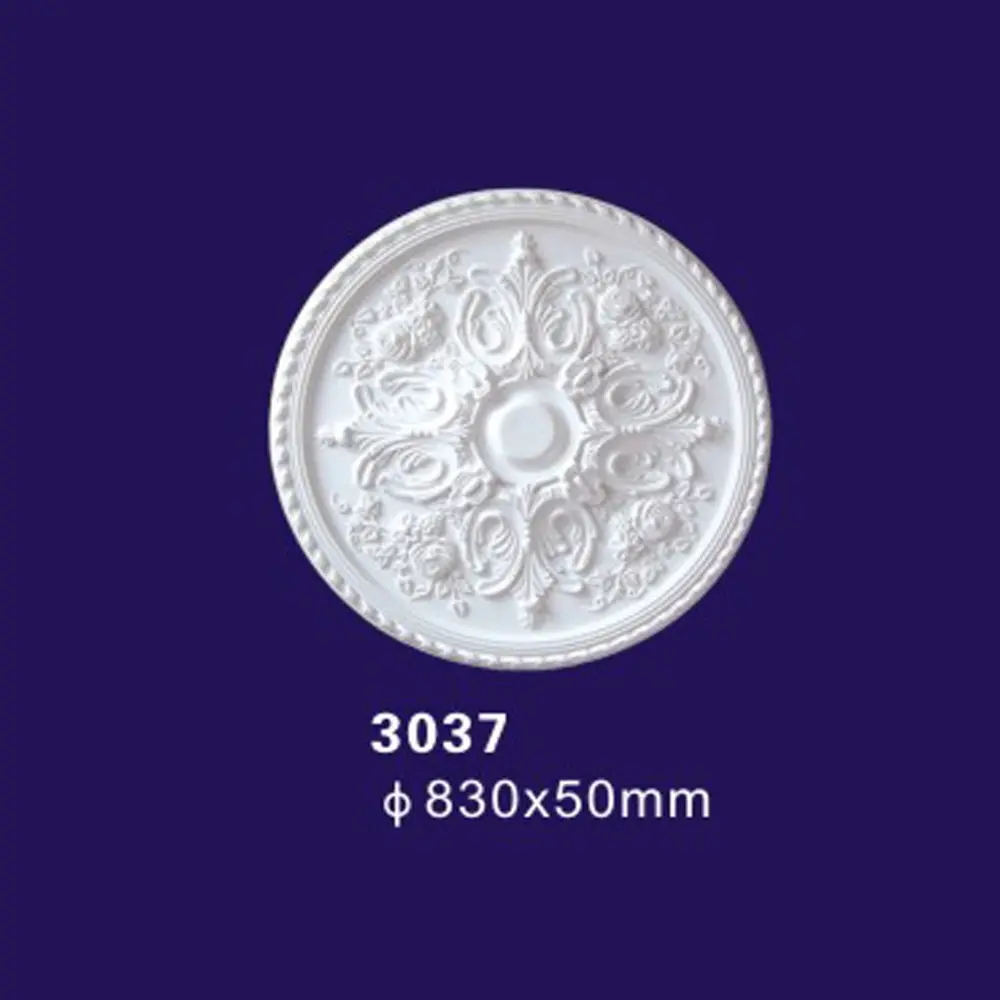 Полиуретановый полиуретановый медальон для потолка для украшения интерьера и дизайна потолка