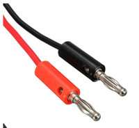 Fil de connecteur de fiche banane BNC mâle à double 4mm de haute qualité pour les applications d'alimentation