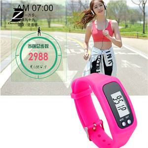 Nhà Máy Tùy Chỉnh Giá Rẻ Silicone Wrisbtand Pedometer - Product Image 3
