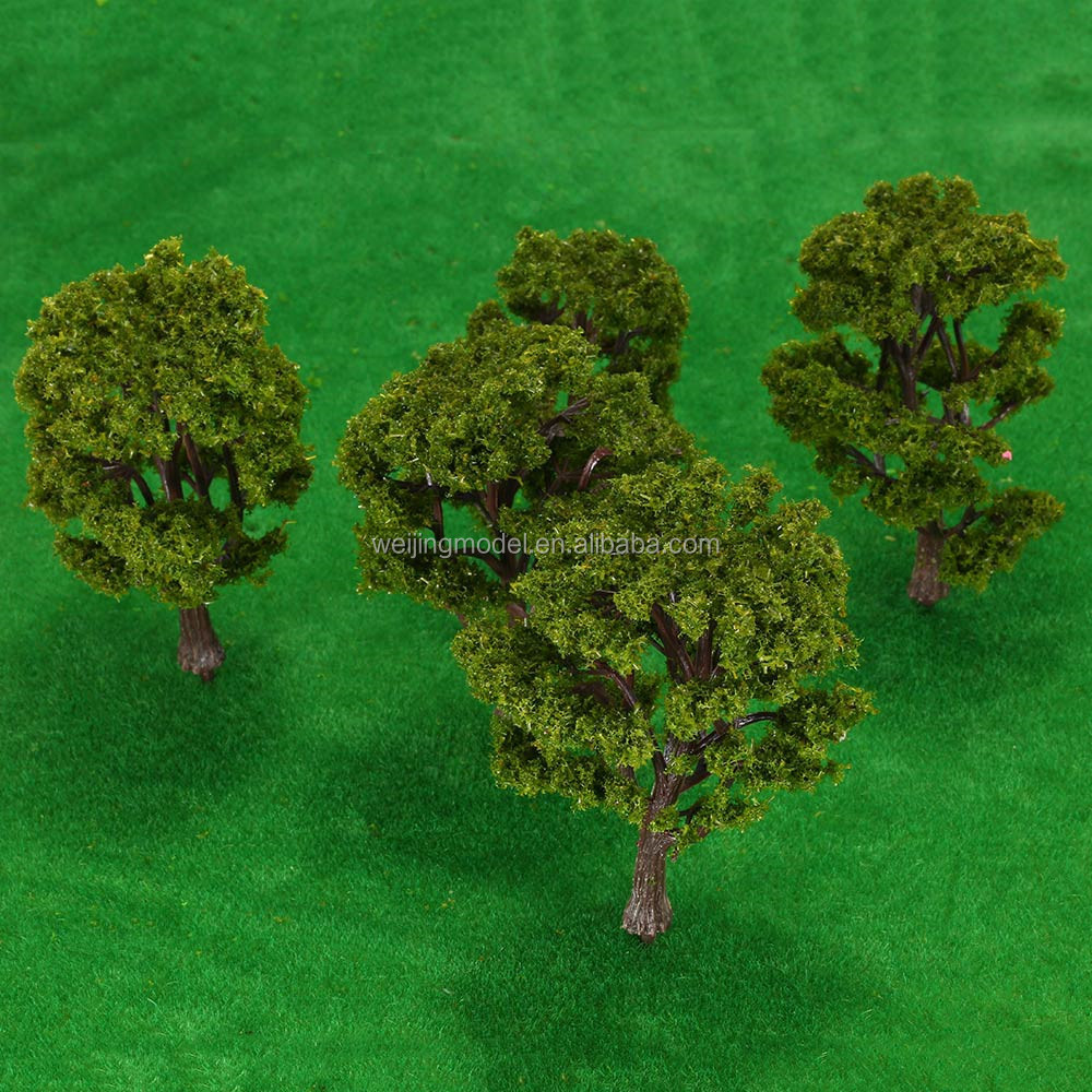 Maquette d'architecture en plastique, modèle floral, pour aménagement du Train, scène de jardin, Wargame, fait à la main, échelle de truite, HO 1:100