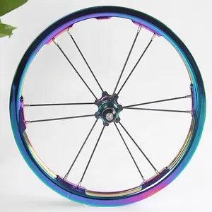 Toray — roues de vélo en Fiber de carbone de 30mm, 12 pouces, jantes à pneu pour enfants, 100%