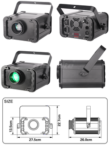 Düğün etkinlik sahne için 50W 100W LED sihirli su dalgası etkisi ışık projektör - Product Image 3