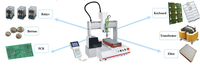 Distributeur de résine époxy de haute qualité distributeur automatique de colle hautement collant équipement de distribution
