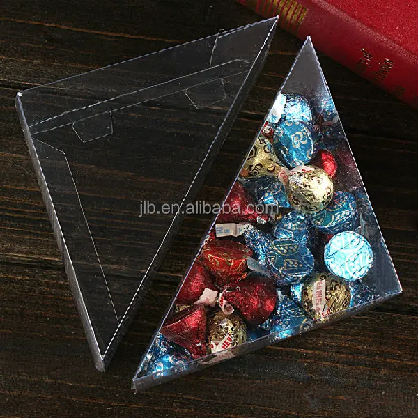 Clear Plastic Take-Away Triangle Cake Cheese Food Sandwich Container/ Carry Box