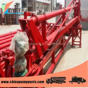Constriuctionビルディング機器中国サプライヤー12メートル15メートル18メートル静止手動でコンクリート配置ブーム6-18メートル