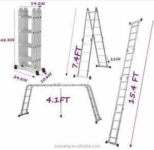 Yongkang <span class=keywords><strong>escalera</strong></span> multiusos <span class=keywords><strong>de</strong></span> aluminio, <span class=keywords><strong>escalera</strong></span> plegable, <span class=keywords><strong>escalera</strong></span> aérea camión <span class=keywords><strong>de</strong></span> <span class=keywords><strong>bomberos</strong></span> - Product Image 1
