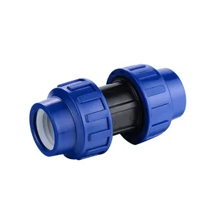 PP pipe fitting plastic steel quick connecting fittings