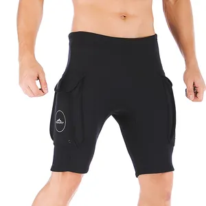 Los hombres de baño caliente buceo pantalones 3mm anti-UV abrigos