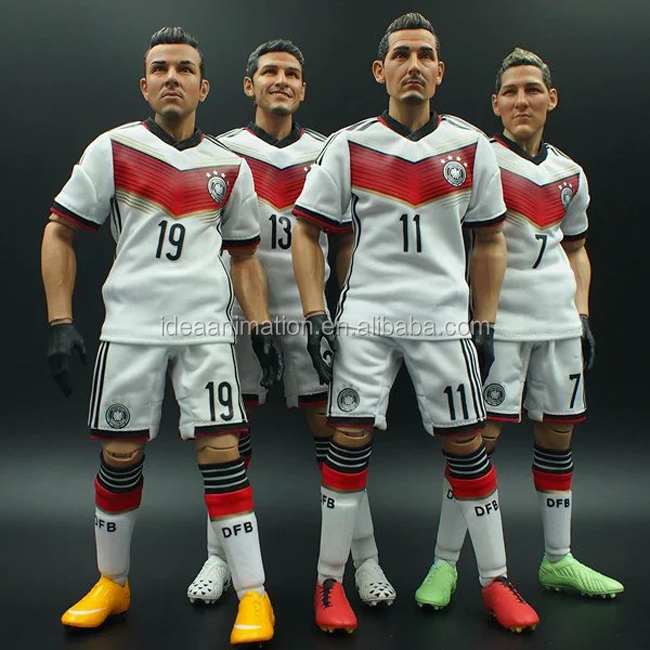 3D印刷サッカーフィギュアOEMカスタムサッカー選手フィギュア