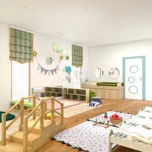 De alta calidad de la guardería los niños muebles de Sala Centro de Cuidado Infantil actividad habitación de juegos para la venta