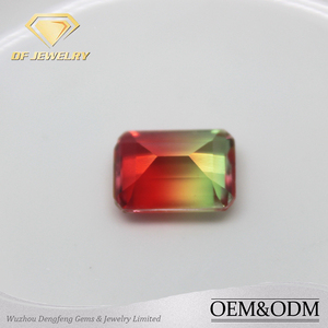 Rectángulo Corte de Piedras Preciosas Al Por Mayor de la sandía Turmalina - Product Image 2