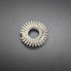 Warna Perak Jari Pijat Akupresur Sujok Cincin Massager - Product Image 5