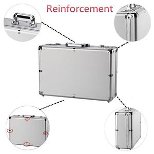 Estuche Duro de aluminio a prueba de golpes, estuche de transporte con espuma para instrumentos de prueba, piezas de herramientas para cámaras, mecánico - Product Image 6