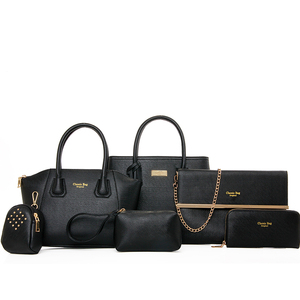 2019 más nuevo de moda de las señoras de lujo bolso dama <span class=keywords><strong>6</strong></span> piezas de cuero de la pu bolso de las mujeres bolso de mano - Product Image 2