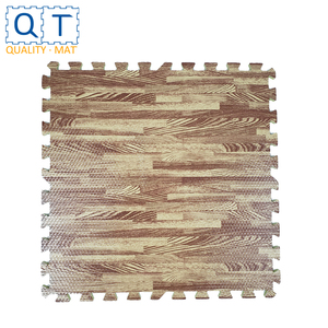 QT MAT Non-toxic Odorless Formamide Below 200PPM 24in X 24in 4pcs/set EVA <strong>Foam</strong> Wood Grain Floor Trade Show Mat <strong>Flooring</strong> - Product Image 5