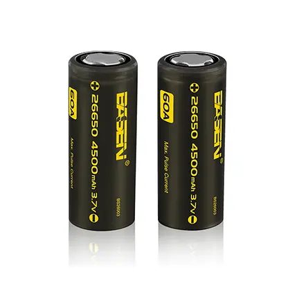 BS26005 BASEN 26650 4500mah li ion rechargeable battery 60A 3.7v for electrical tool