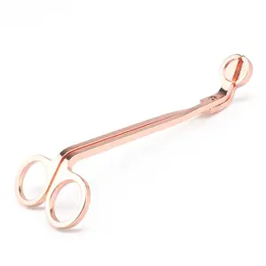 Metal Eco-Friendly Rose Gold Candle Wick Scissors