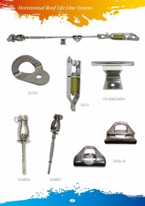 Componente de Sistema de Línea de Vida Horizontal de Acero Inoxidable, Tensor de Cable de Alambre de 8 mm, Embalado en Cartón, HM SS4827 - Product Image 5
