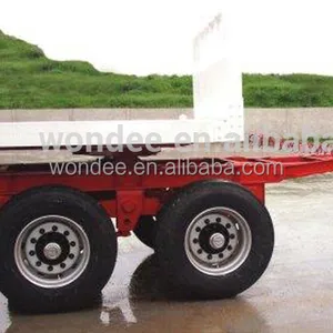 Bertanya-tanya Double Axle 14M 40T Dolly Semi-Trailer