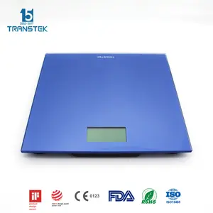 Báscula digital de peso corporal, sensible, de alta calidad, con impresión metálica
